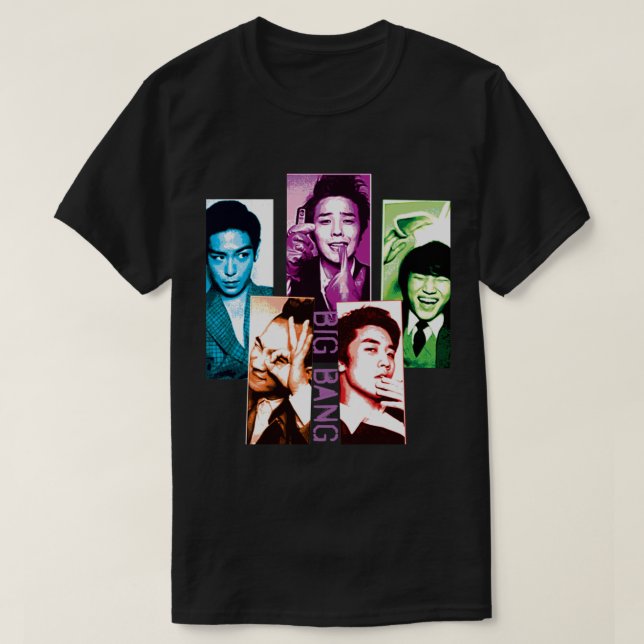 Camiseta T-Shirt Clássico Big Bang (Frente do Design)