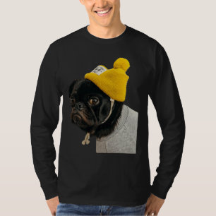 Camiseta T-Shirt Clássico Bloco Preto Cachorro Vestido 136