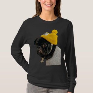Camiseta T-Shirt Clássico Bloco Preto Cachorro Vestido 136