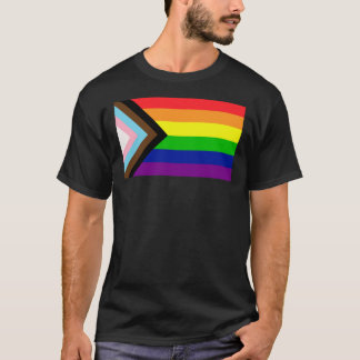 Camiseta T-Shirt Clássico com Sinalizador de Orgulho de Pro