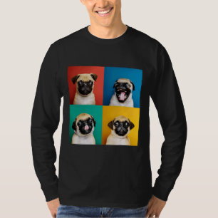 Camiseta T-Shirt Clássico Cute Pug Puppy 690