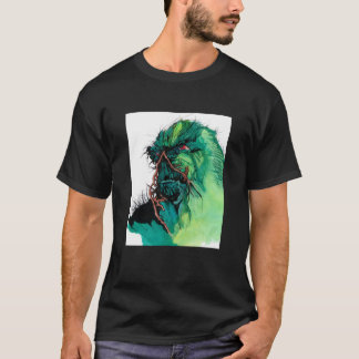 Camiseta T-Shirt Clássico Da Arte Do Pântano