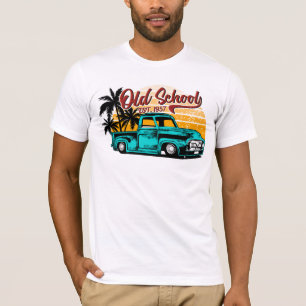 Camiseta T-Shirt Clássico Da Escola Do Carro