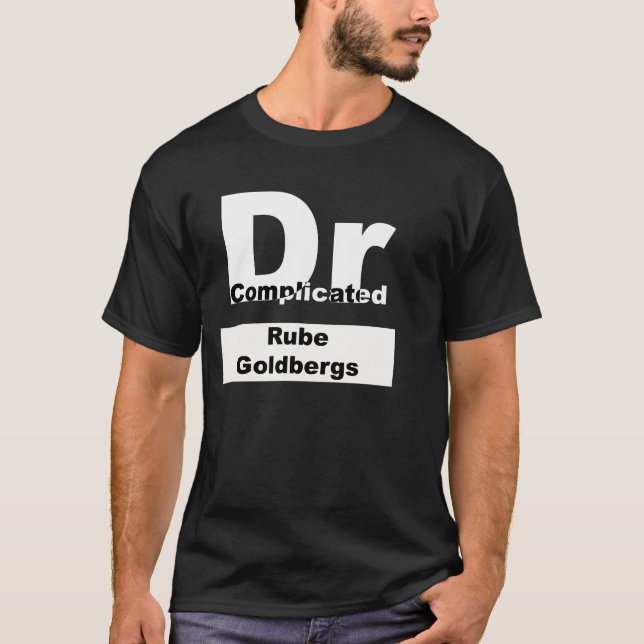 Camiseta T-shirt clássico da obscuridade de DrComplicated (Frente)