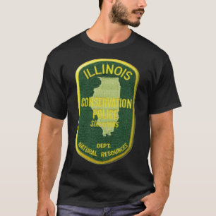 Camiseta T-Shirt Clássico da Polícia de Conservação de Illi