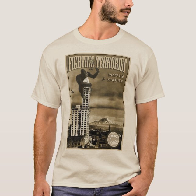 Camiseta T-Shirt Clássico de Areia (Frente)