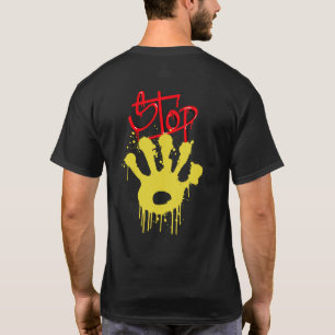 Camiseta T-Shirt Clássico de Arte de Estilo de grafite