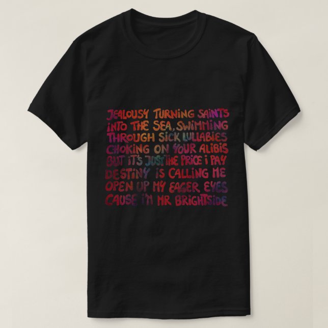 Camiseta t-Shirt Clássico de Brightside (Frente do Design)