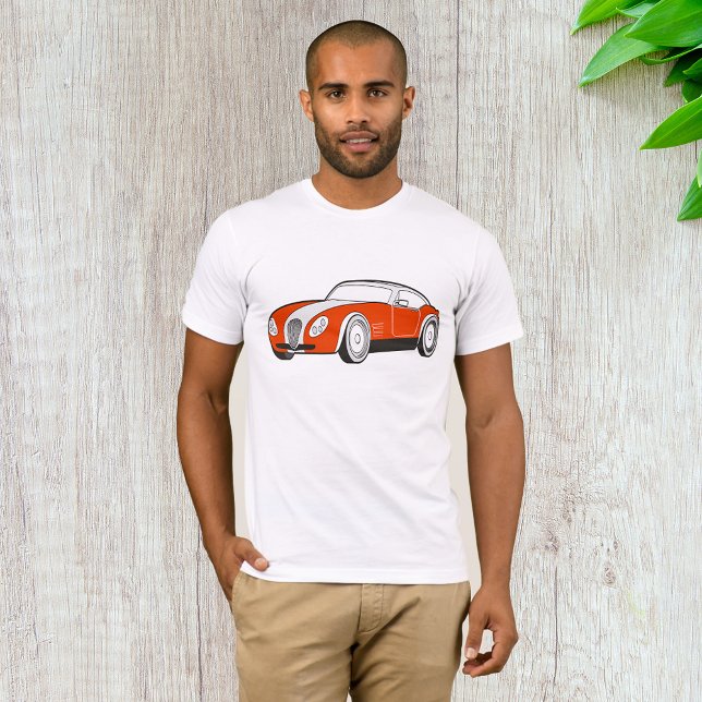 Camiseta T-Shirt Clássico De Carro Esportivo (Criador carregado)