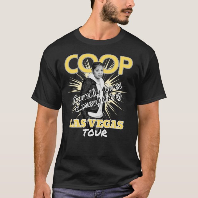 Camiseta T-Shirt Clássico de Coop CW Americano (Frente)