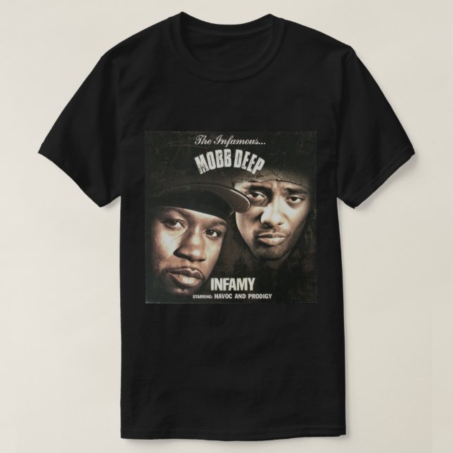 Camiseta T-Shirt Clássico de difamação LP Mobb profunda (Frente do Design)