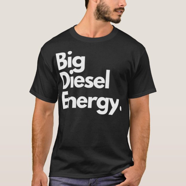 Camiseta T-Shirt Clássico de Energia a Combustível (Frente)