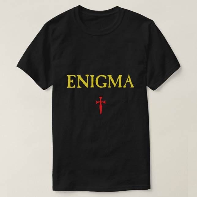 Camiseta T-Shirt Clássico de Enigma (Frente do Design)