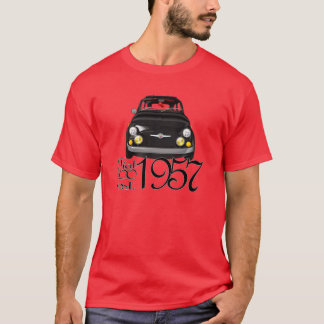 Camiseta T-shirt clássico de Fiat 500