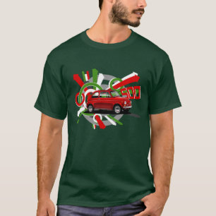 Camiseta T-shirt clássico de Fiat 500