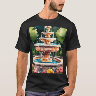 Camiseta T-Shirt Clássico de Fonte Silhueta - Elegância e