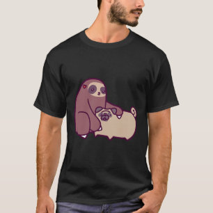 Camiseta T-Shirt Clássico de Lama e Pug 249