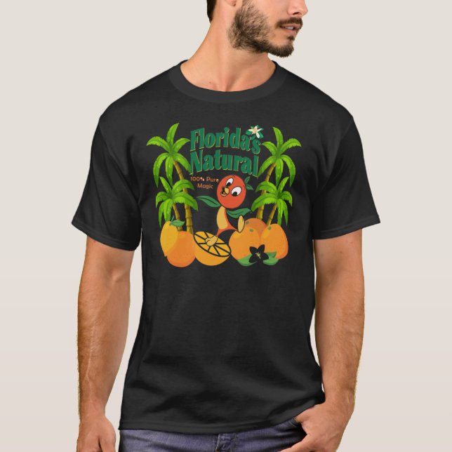 Camiseta T-Shirt Clássico de Pássaro Laranja (Frente)