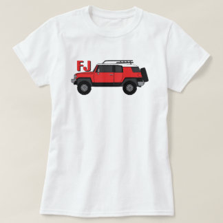 CAMISETA T-SHIRT CLÁSSICO DE SUV DO CRUZADOR DE TOYOTA FJ