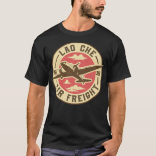 Camiseta T-Shirt Clássico de Transporte Aéreo de Lao Che