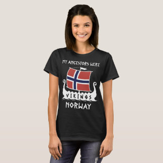 Camiseta T-shirt clássico de Viquingues Noruega Noruega dos