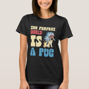 Camiseta T-Shirt Clássico DESIGN de PUG CUTE 512