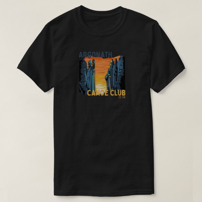 Camiseta T-Shirt Clássico do Argonath Canoe Club (Frente do Design)