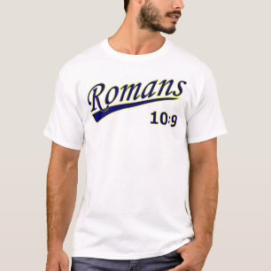 Camiseta T-shirt clássico do basebol do 10:9 dos romanos