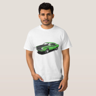 Camiseta T-shirt clássico do carro do desafiador verde de