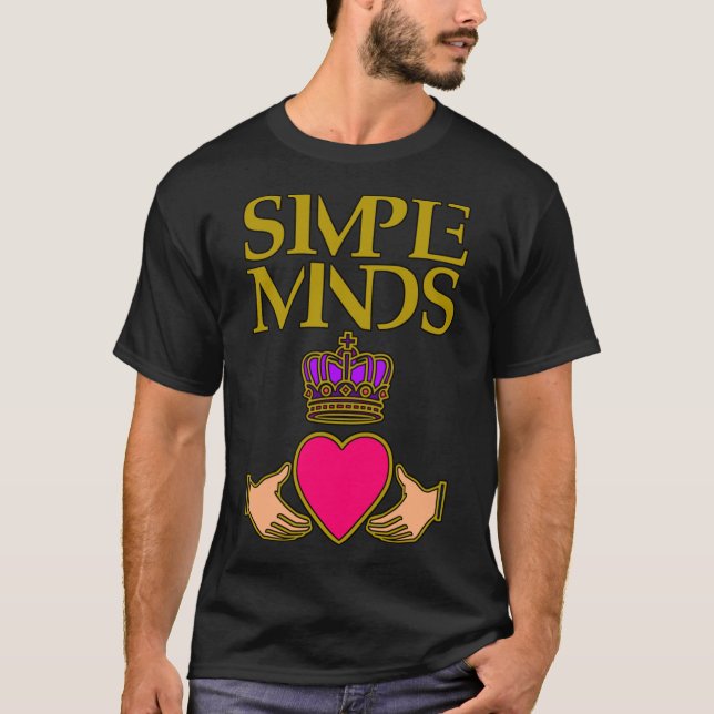 Camiseta T-Shirt Clássico do Coração Simples (Frente)