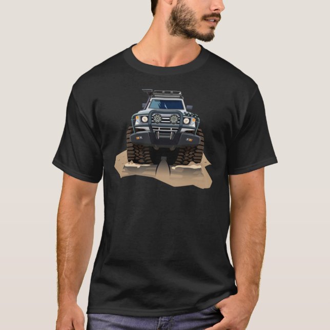 Camiseta T-Shirt Clássico do Land Cruiser (Frente)