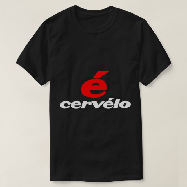 Camiseta T-Shirt Clássico do LOGOTIPO BICYCLE-CERVELO (Frente do Design)