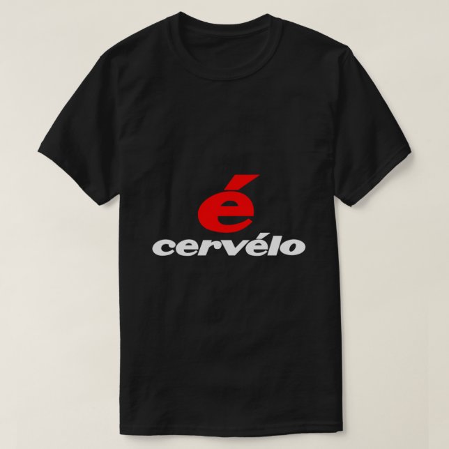 Camiseta T-Shirt Clássico do LOGOTIPO BICYCLE-CERVELO (Frente do Design)