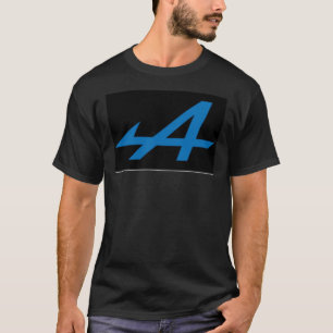 Camiseta T-Shirt Clássico do Logotipo do Carro Alpino