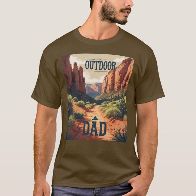 Camiseta T-Shirt Clássico do Outdoor Pai Trail Edition (Frente)