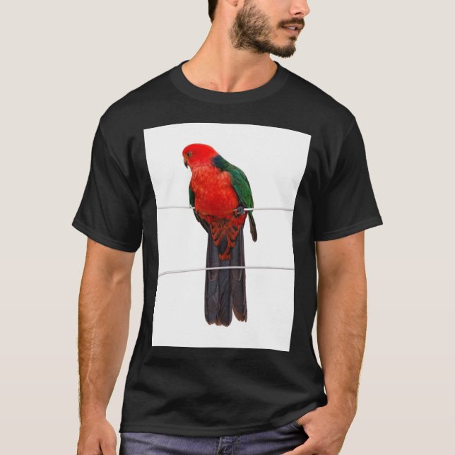 Camiseta T-Shirt Clássico do papagaio-rei (Frente)