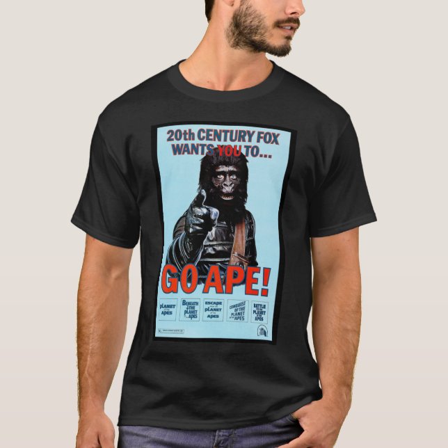 Camiseta T-Shirt Clássico GO APE (Frente)