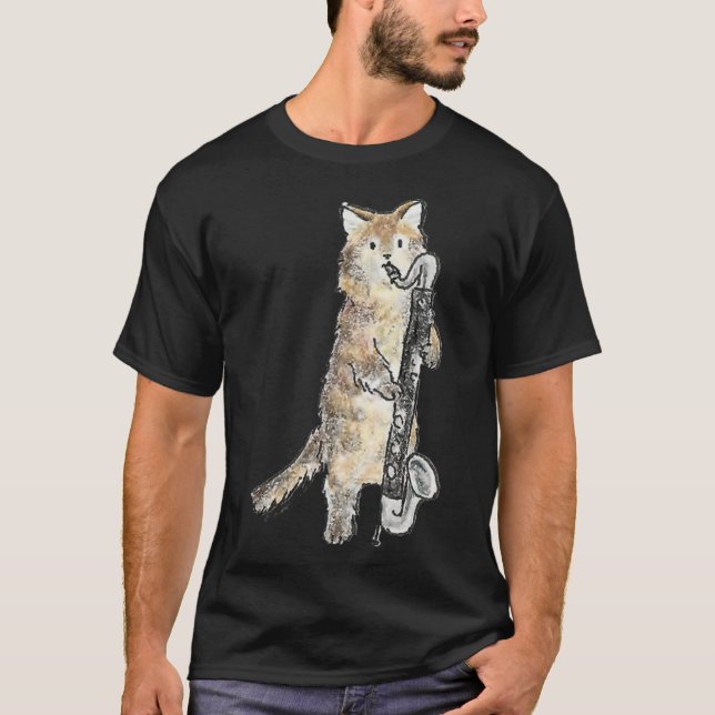 Camiseta T-Shirt Clássico Guster Reed Meowtet (Frente)