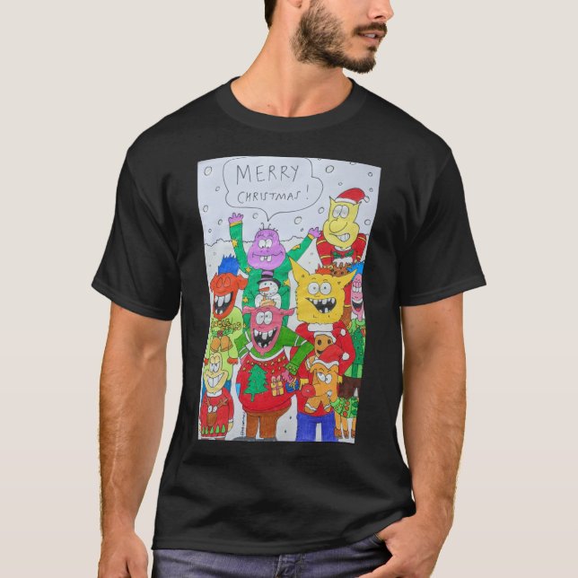 Camiseta T-Shirt Clássico inadaptado no Natal (Frente)