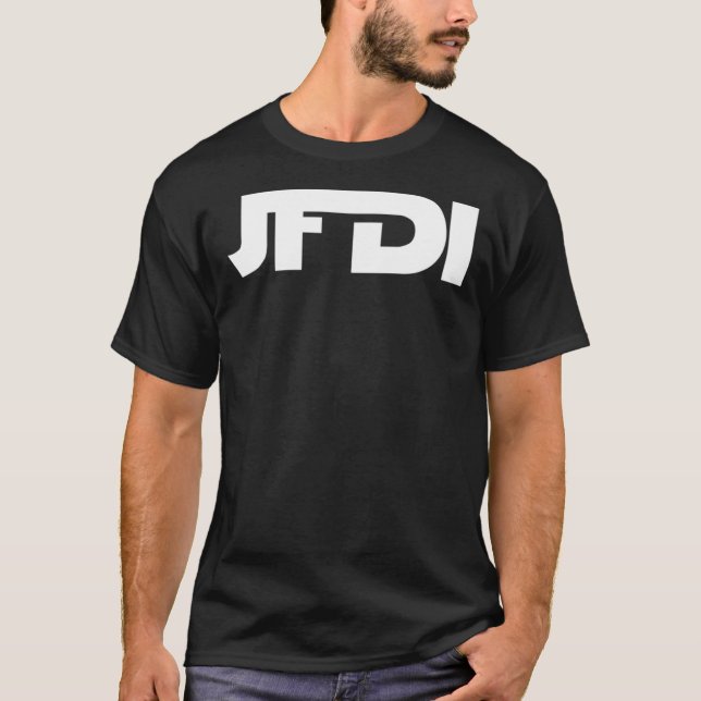 Camiseta T-Shirt Clássico JFDI (Frente)