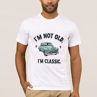 Camiseta T-Shirt clássico, mas não antigo, (Versão 1)