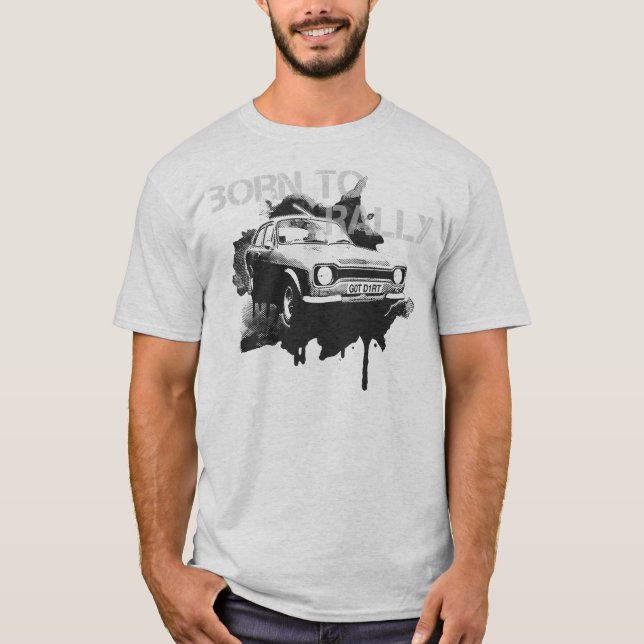 Camiseta T-shirt clássico novo dos homens da escolta da (Frente)