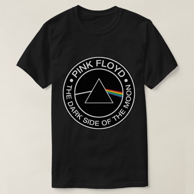 Camiseta T-Shirt Clássico Pink Floyd (Frente do Design)