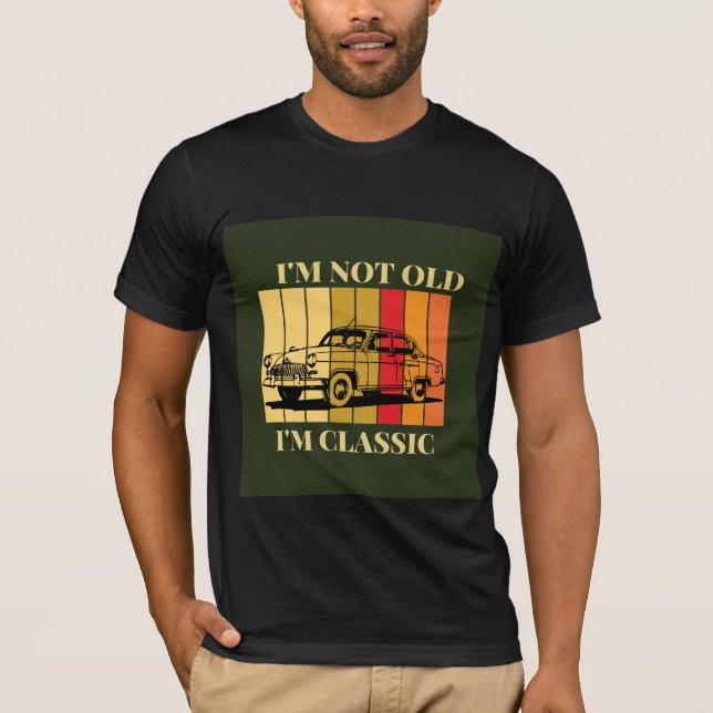 Camiseta T-Shirt clássico preto (Frente)