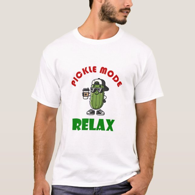 Camiseta T-Shirt Clássico RELAX MODO PICKLE (Frente)