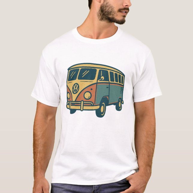 Camiseta T-Shirt Clássico Retro - Estética Automática Vinta (Frente)