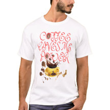 T-SHIRT COFFEE GIVES ME POWER