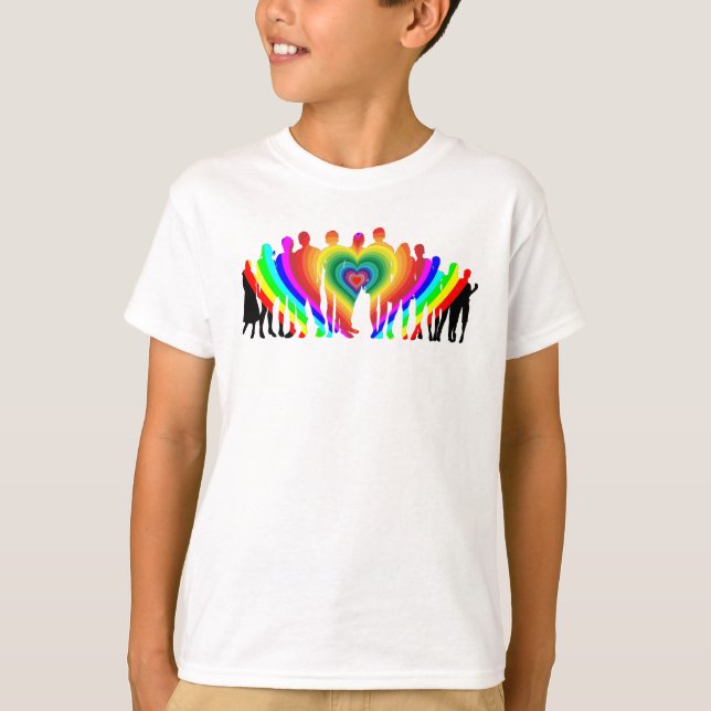 Camiseta T-Shirt Colorful Family Love Boy (Frente)