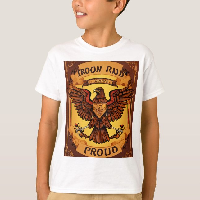Camiseta t-shirt colorida American Eagle com patri (Frente)