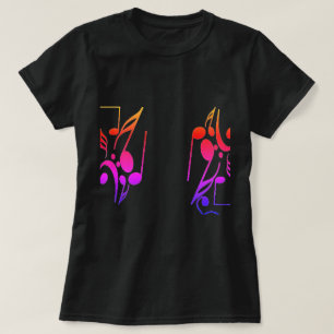 Camiseta T-Shirt Colorida Sheet Music
